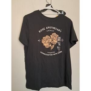 Schitts Creek Womens Black T-shirt With Short Sleeves Size Large And Graphic...